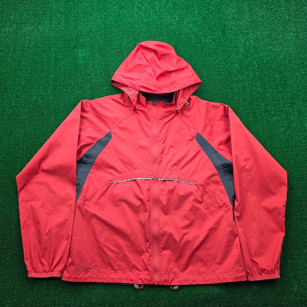 Vintage Nike ACG Clima Fit Hooded Windbreaker Youth Boys Large Red Black Layer 3